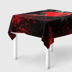 Скатерть 3D Fairy tail red black white