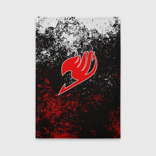 Обложка для автодокументов Fairy tail red black white