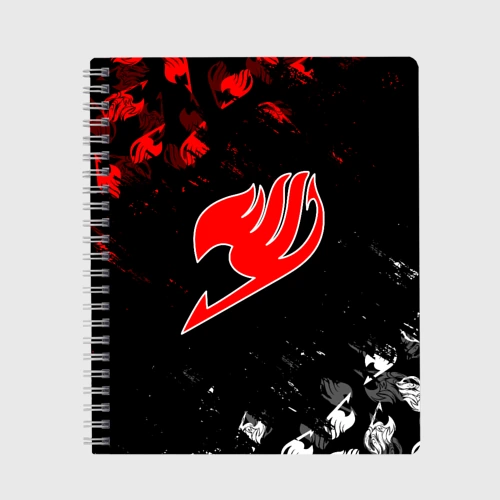 Тетрадь Fairy Tail красный знак red white