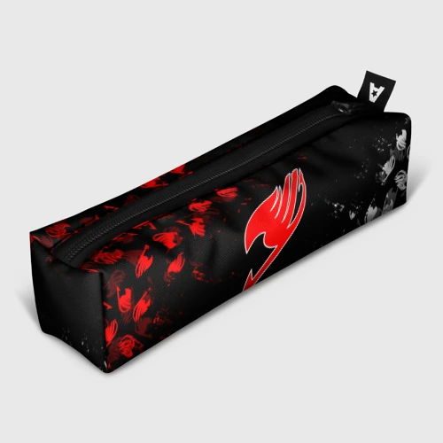 Пенал школьный 3D Fairy Tail красный знак red white