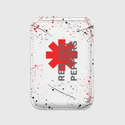 Картхолдер Magsafe магнитный Red Hot Chili Peppers брызги красок