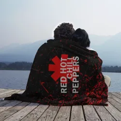 Плед 3D Red Hot Chili Peppers красные штрихи - фото 2
