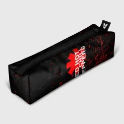 Пенал школьный 3D Red Hot Chili Peppers красные штрихи