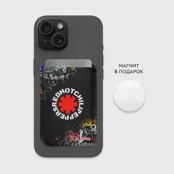 Картхолдер Magsafe магнитный Red Hot Chili Peppers рок группы - фото 2