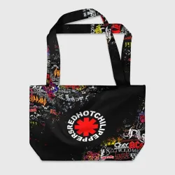 Пляжная сумка 3D Red Hot Chili Peppers рок группы