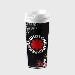 Термокружка-непроливайка Red Hot Chili Peppers рок группы