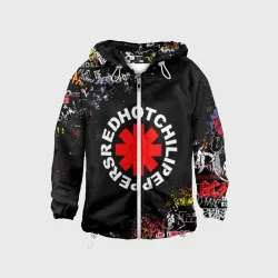 Детская ветровка 3D Red Hot Chili Peppers рок группы