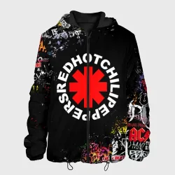 Мужская куртка 3D Red Hot Chili Peppers рок группы