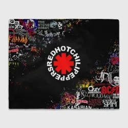 Плед 3D Red Hot Chili Peppers рок группы