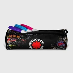 Пенал школьный 3D Red Hot Chili Peppers рок группы - фото 2