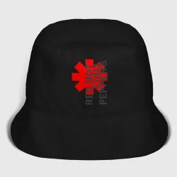 Мужская панама хлопок Red Hot Chili Peppers red gray color