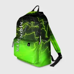 Рюкзак 3D Monster energy green lightning storm