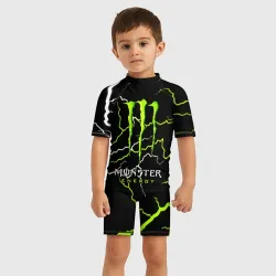 Детский купальный костюм 3D Monster energy грозовой шторм - фото 2