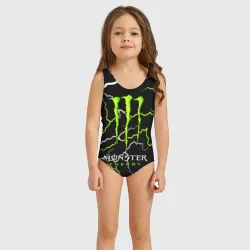 Детский купальник 3D Monster energy грозовой шторм