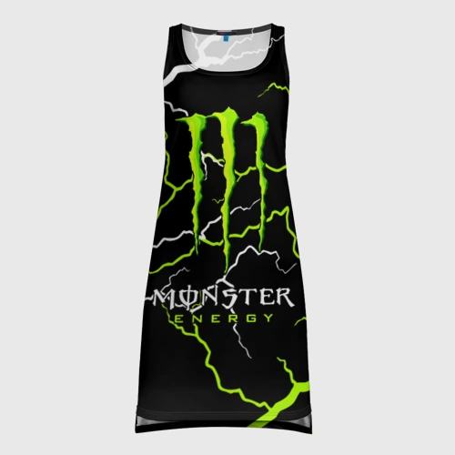 Платье-майка 3D Monster energy грозовой шторм