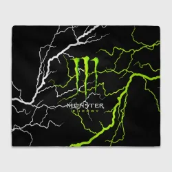 Плед 3D Monster energy грозовой шторм