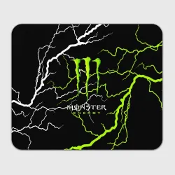 Прямоугольный коврик для мышки Monster energy грозовой шторм