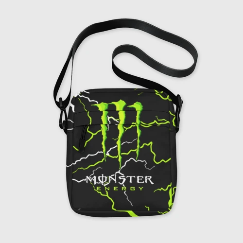 Сумка через плечо 3D Monster energy грозовой шторм