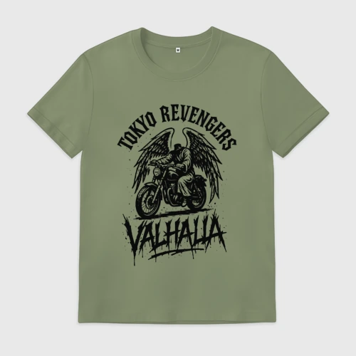 Мужская футболка хлопок Tokyo revengers - Valhalla gang