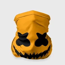 Бандана-труба 3D Marshmello halloween smile black color