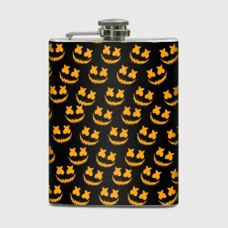 Фляга Marshmello halloweeen smile pattern
