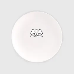 Тарелка Marshmello smile с надписью