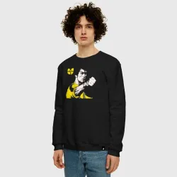 Мужской свитшот хлопок Wu-Tang Bruce Lee - фото 2