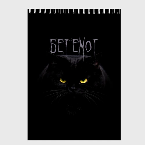 Скетчбук Черный кот - Бегемот