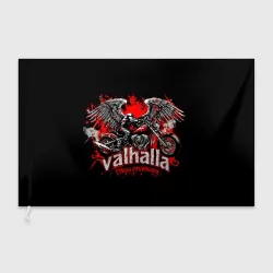 Флаг 3D Headless motorcycle angel - the coat of arms of the Valhalla gang
