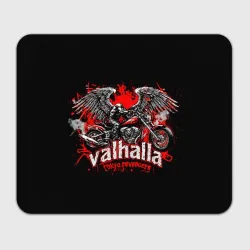 Прямоугольный коврик для мышки Headless motorcycle angel - the coat of arms of the Valhalla gang