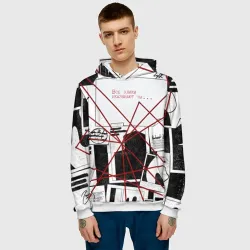 Мужская толстовка 3D Все улики указывают на...  - фото 2