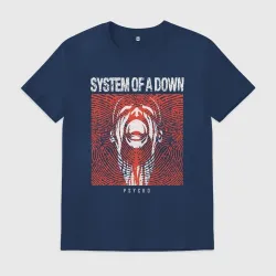 Мужская футболка хлопок System of a Down - Psyho