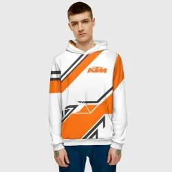 Мужская толстовка 3D KTM sport line  - фото 2