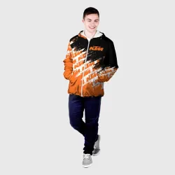 Мужская куртка 3D KTM dirty paints паттерн - фото 2
