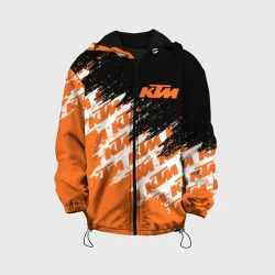 Детская куртка 3D KTM dirty paints паттерн