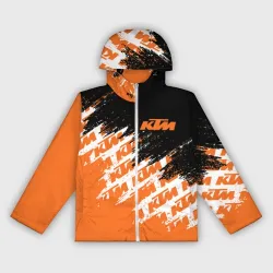 Женская ветровка 3D KTM dirty paints паттерн