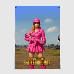Постер Barbie's skin - Pubg shooter game
