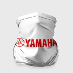 Бандана-труба 3D Yamaha white background red 