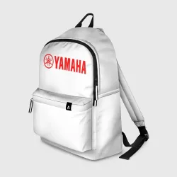Рюкзак 3D Yamaha white background red 
