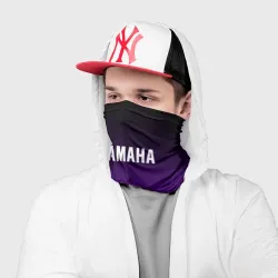 Бандана-труба 3D Yamaha black violet sport  - фото 2