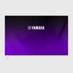 Флаг 3D Yamaha black violet sport 