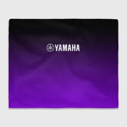 Плед 3D Yamaha black violet sport 