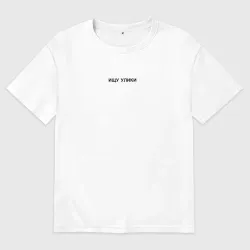 Женская футболка хлопок Oversize Ищу улики парная 