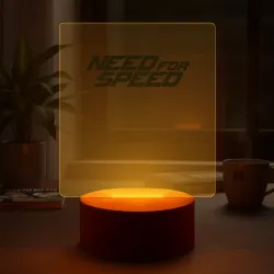 Светильник-ночник Need for speed black logo - фото 2