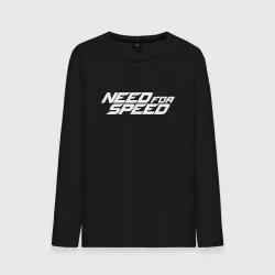 Мужской лонгслив хлопок Need for speed white 