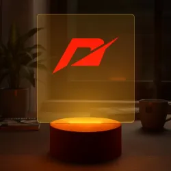 Светильник-ночник NFS red logo - фото 2
