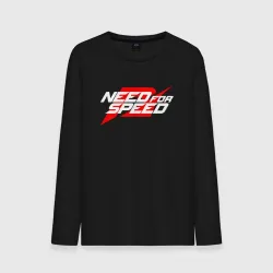 Мужской лонгслив хлопок Need for speed red and white