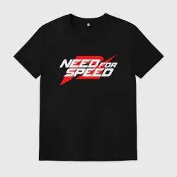 Мужская футболка хлопок Need for speed red and white