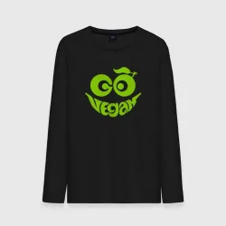 Мужской лонгслив хлопок Go vegan