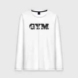 Мужской лонгслив хлопок Man gym